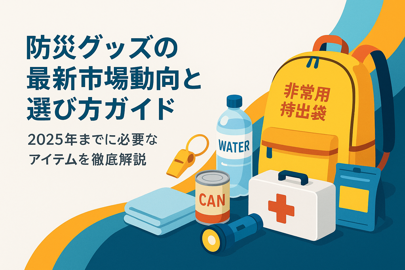 防災グッズの最新市場動向と選び方ガイド｜2025年までに必要なアイテムを徹底解説